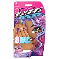 Cool Maker, GO GLAM Nail Surprise Manicure Set avec faux ongles et vernis à caractéristique surprise (les styles peuvent varier)