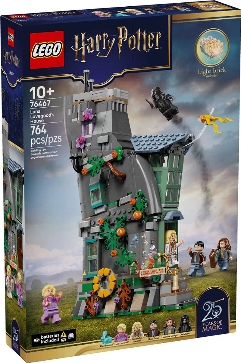 LEGO Harry Potter Luna Lovegood's House Building Toy for Girls, Boys, & Kids, Ages 10+ - 76467