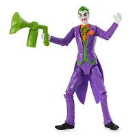 DC Comics, Figurine articulée The Joker avec 2 accessoires mystère, 10 cm