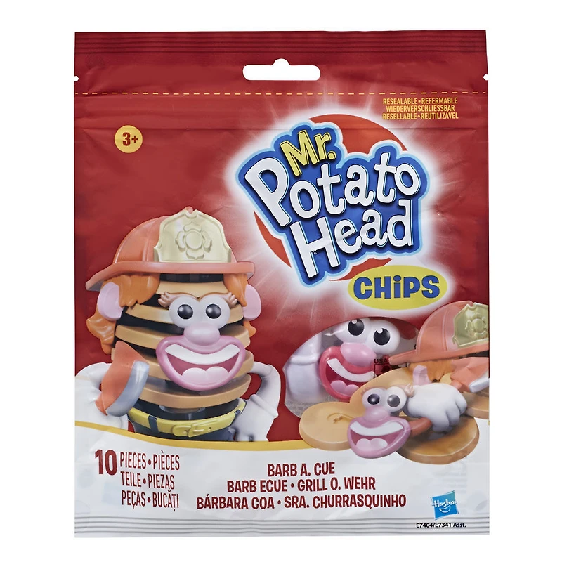 Mr. Potato Head Chips: Barb A. Cue