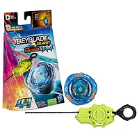 Beyblade Burst QuadStrike Whirl Knight K8 Spinning Top Starter Pack,Battling Game Top Toy Set with Launcher