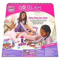 Cool Maker, GO GLAM U-nique Nail Salon, Salon de manucure avec machine à ongles transportable, 5 cartouches de motifs et sèche-ongles