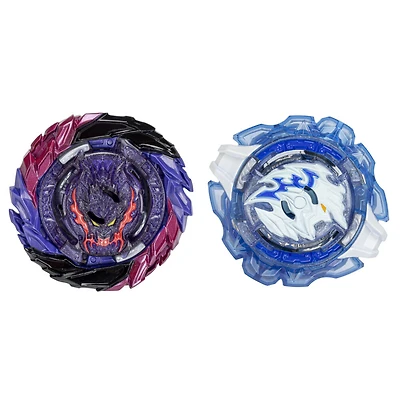 Beyblade Burst QuadDrive, Pack de 2 toupies de compétition Roar Balkesh B7 et Stone Balderov B7