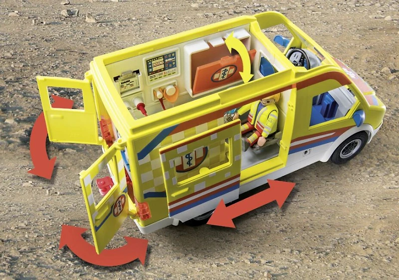 Playmobil - Ambulance avec effets lumineux et sonore