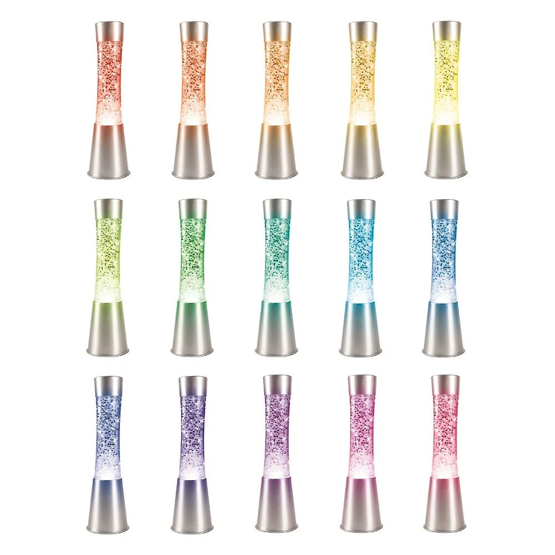 Lampe à paillettes changeant de couleur + télécommande