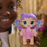 Baby Alive GloPixies Minis Doll, Plum Rainbow