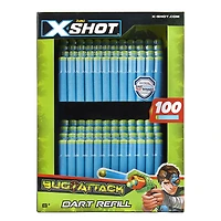 Pack de recharge de fléchettes en mousse universellement compatibles X-Shot Bug Attack (100 fléchettes) de ZURU