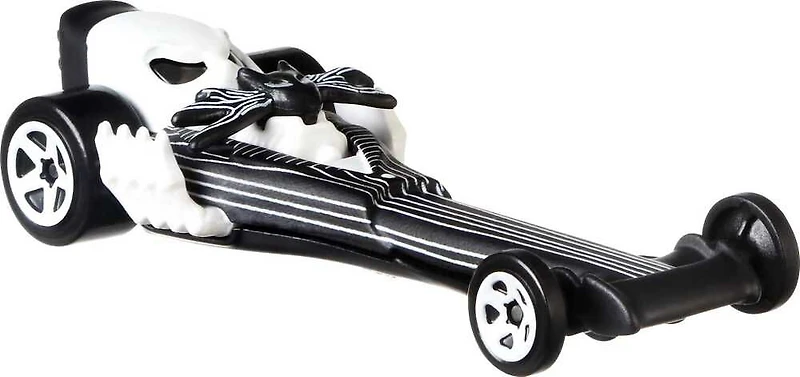 Hot Wheels Jack Skellington Character Car, Collectible 1:64 Scale Toy Car Inspired by The Nightmare Before Christmas