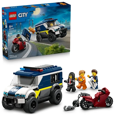 LEGO City Le fourgon pénitentiaire - Jouet de police pour garçons et filles de 6 ans et plus - 60479