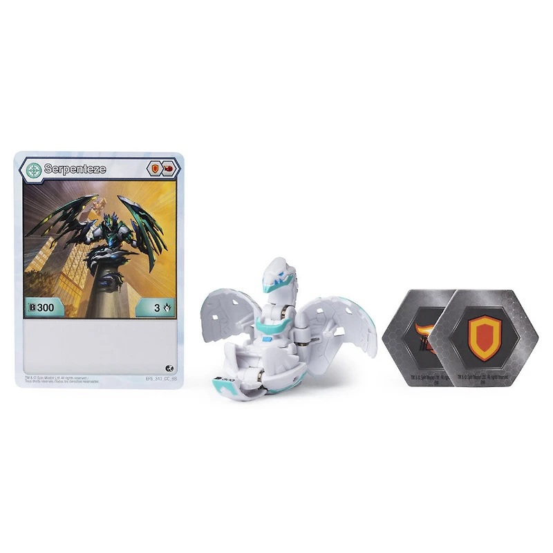 Bakugan, Haos Serpenteze, 2-inch Tall Collectible Action Figure and Trading Card