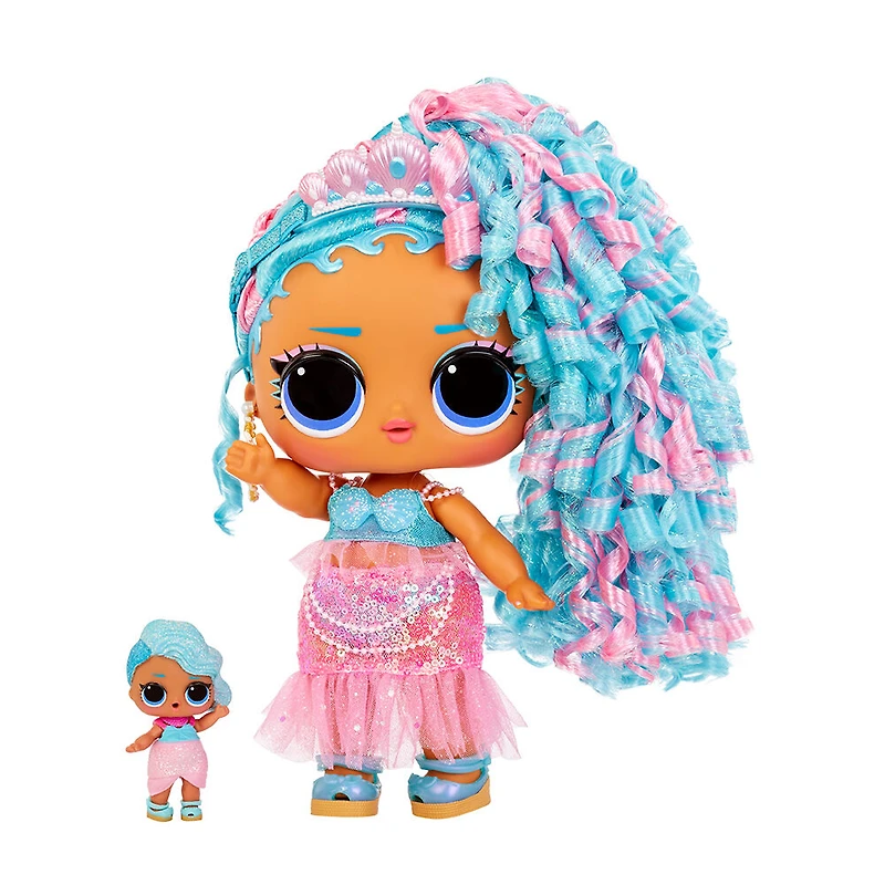 Grande poupée de 11 po (28 cm) LOL Surprise Big Baby Hair Hair HairMC, Splash Queen
