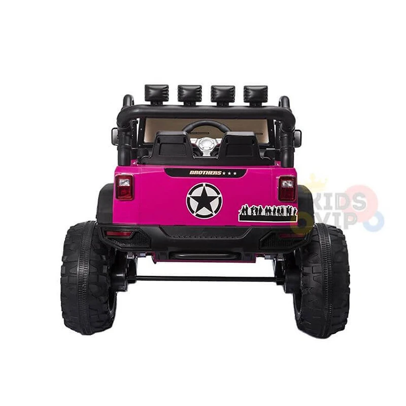 KidsVip 24V Kids EVA Big Wheels Edition Kids Ride On Truck w/Remote Control
