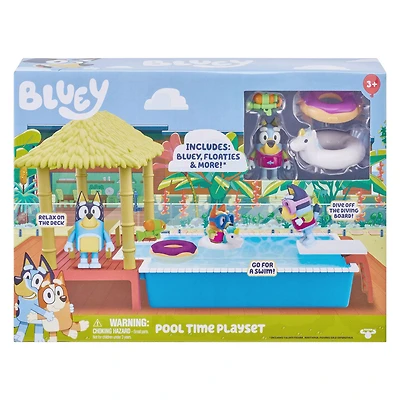 Bluey Ensemble de jeu amusant pour le temps de la piscine