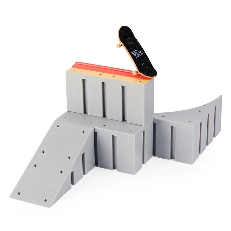 Tech Deck, Bowl Builder X-Connect Park Creator , Coffret rampe à construire et à personnaliser avec fingerboard exclusif