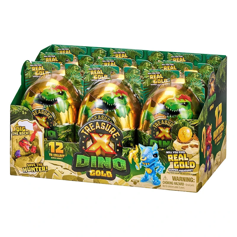 Treasure X Dino Gold Dino Egg Asst