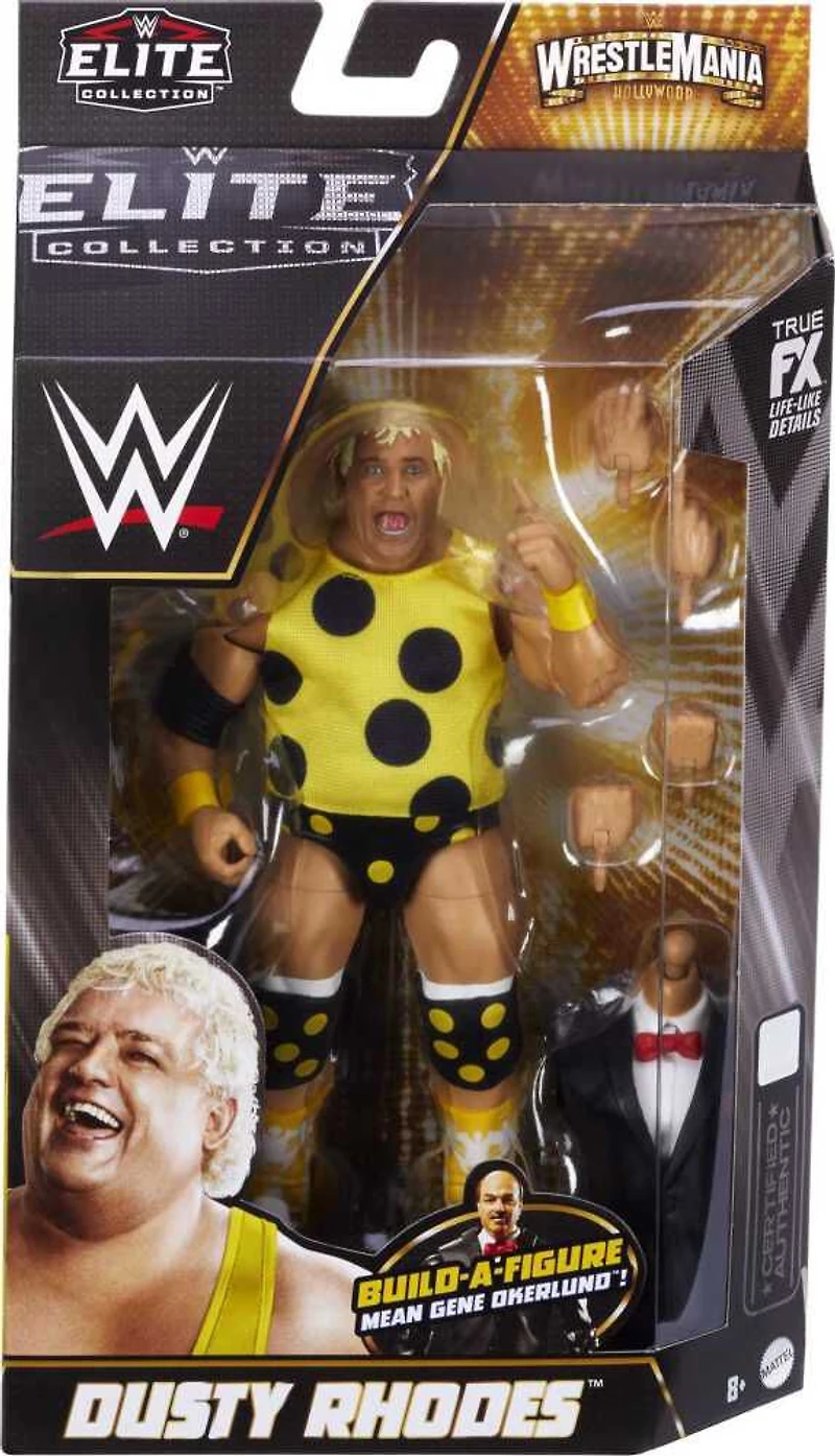WWE Figurine articulée Élite WrestleMania Dusty Rhodes