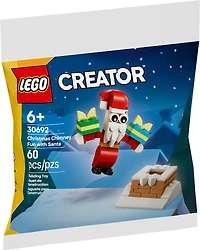 LEGO Creator Christmas Chimney Fun with Santa - Festive Holiday Stocking Stuffer for Kids, Ages 6