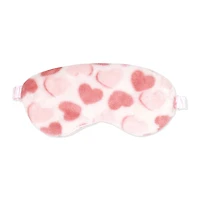 Jesse & Lulu Lounge Blanket with Sleep Mask: Pink Heart  Blanket