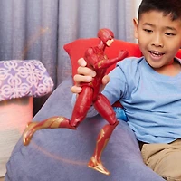 DC Comics, Figurine articulée Speed Force The Flash de 30,5 cm, lumières et plus de effets sonores