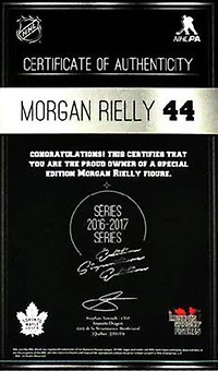 Figurine NHL - Ensemble de 2 - Édition Signature - Morgan Rielly