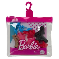 Chaussures ​Barbie, 5 paires de chaussures pour poupées Barbie à silhouettes Originale et Petite