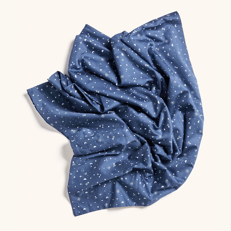 ergoPouch - Organic Single Quilt Cover and Standard Pillow Case - Night Sky