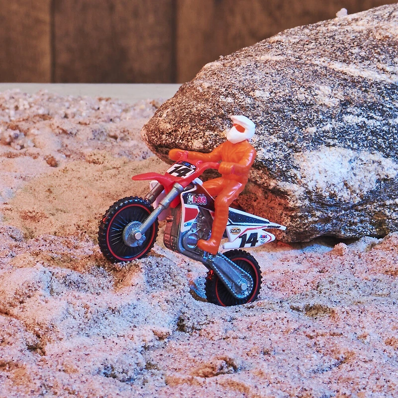 Supercross, Authentic Kevin Windham 1:24 Scale Die-Cast Motorcycle with Rider Figure, for Kids and Collectors