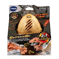 VTech Switch and Go Hatch and Roaaar Egg Velociraptor Racer - English Edition