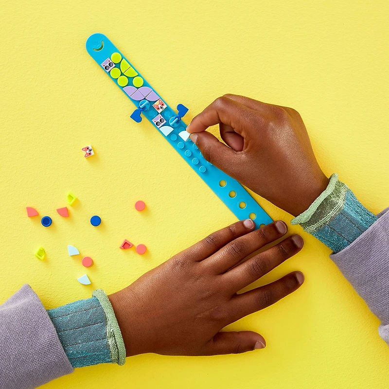 LEGO DOTS Bracelet Mes animaux 41801 Ensemble de loisir créatif (37 pièces)