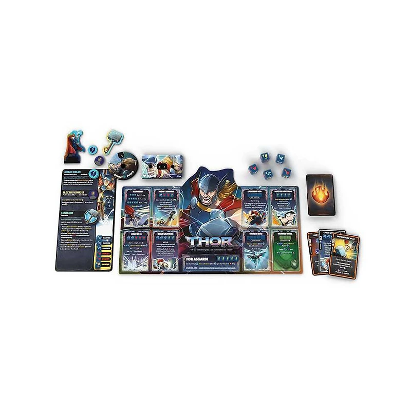 USAopoly Marvel Dice Throne 4-Hero Box (Scarlet Witch, Thor, Loki, Spider-Man) Jeu De Plateau - Édition anglaise