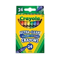 Crayola Ultra-Clean Washable Crayons, 24 Count