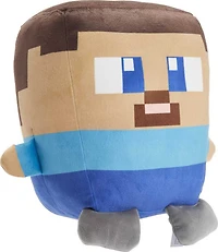 Minecraft Cuutopia 10-in Steve Plush Character Pillow Doll, Collectible Toy