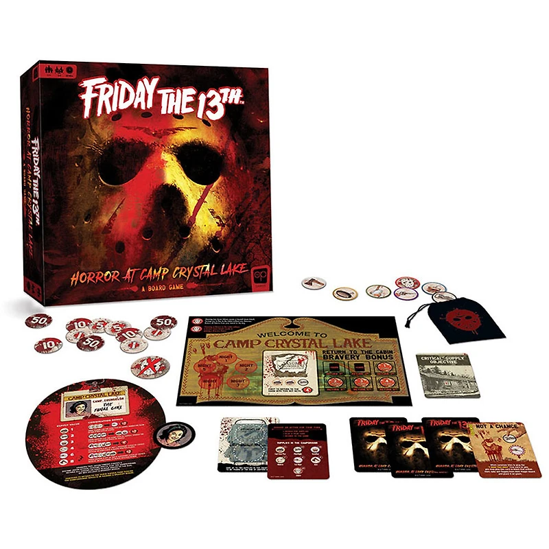Friday the 13th: Horror at Camp Crystal Lake Board Game - English Edition