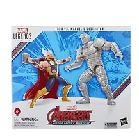 Hasbro Marvel Legends Series, figurines de collection de 15 cm Thor Vs. Marvel's Destroyer, Avengers 60e anniversaire