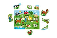 Vieux puzzle sonore de la ferme MacDonald