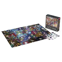 500-Piece Jigsaw Puzzle with Foil Accents, Doll Girl Collage