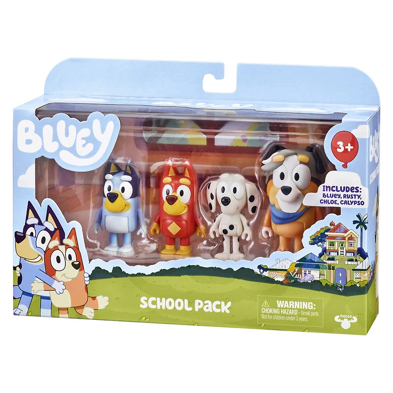Bluey 4 Pack - School Pack