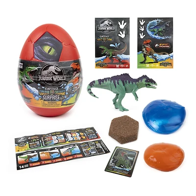 oeuf surprise Jurassic Captivz à alternance de couleurs