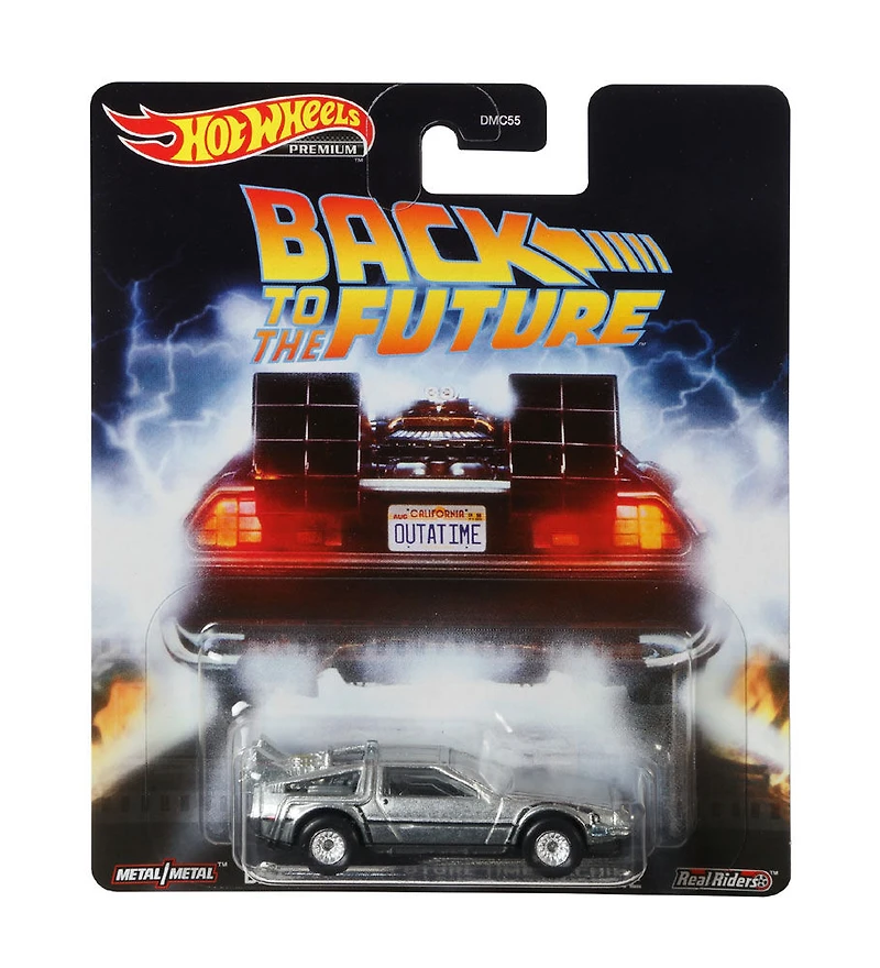 Hot Wheels - Retro Entertainment Diecast Vehicle - Back to the Future Time Machine