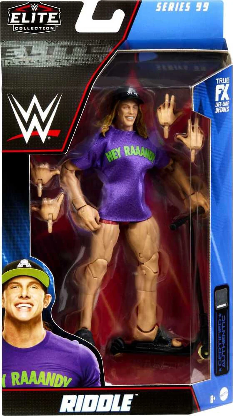 WWE-Riddle-Figurine articulée Élite, enfants et collectionneurs