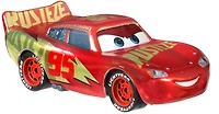 Disney/Pixar Les Bagnoles 3 - Véhicule en métal moulé sous pression - Flash McQueen Rust- eze Racing Center. - Édition anglaise