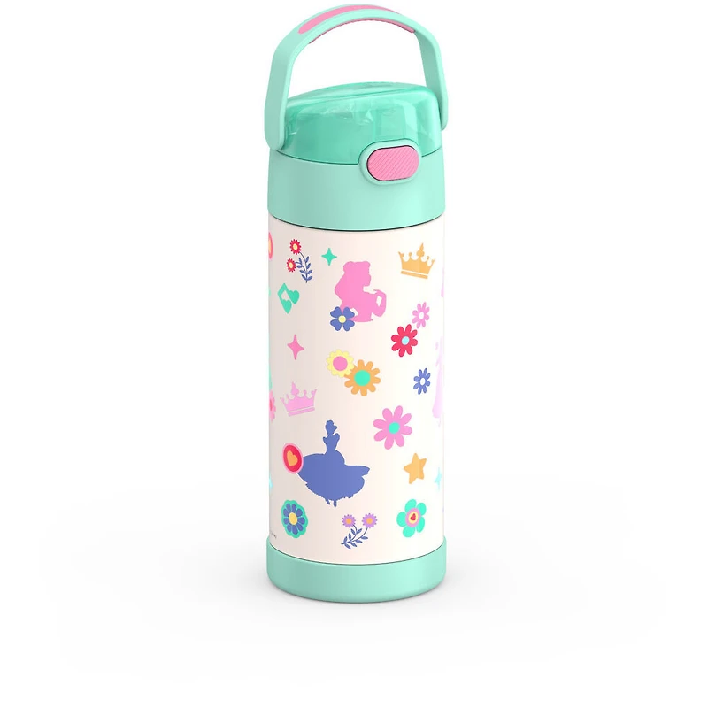 Bouteille avec paille isolée SS Vac 14oz  PRINCESSE