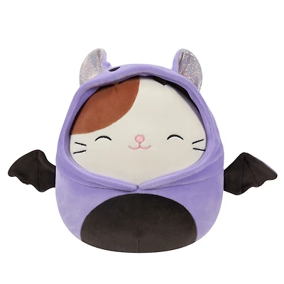 Squishmallows 7.5" - Cam le chat en costume de chauve-souris violet