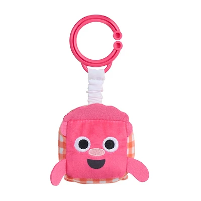 Peluche sensorielle super simple Monster Dewey (Orange) avec plus de 5 fonctionnalités sensorielles