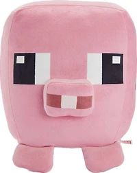 Minecraft Cuutopia 10-in Pig Plush Character Pillow Doll, Collectible Toy