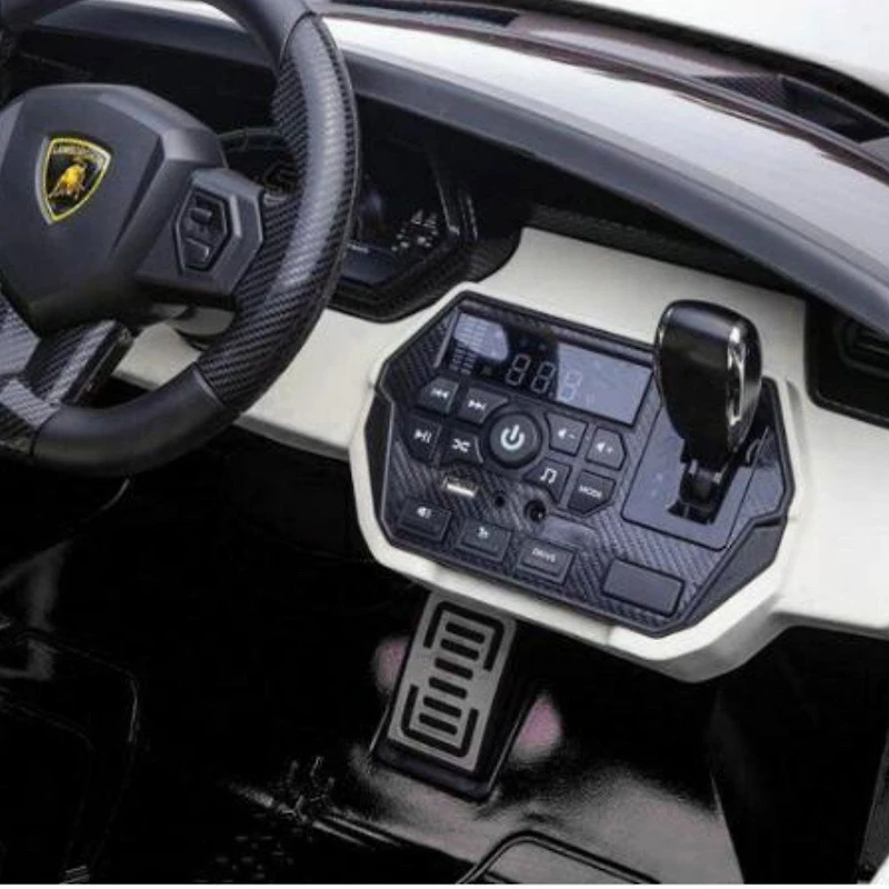 KIDSVIP Voiture autoportée 2 places Lamborghini Sian 4X4 24V sous licence pour enfants avec RC