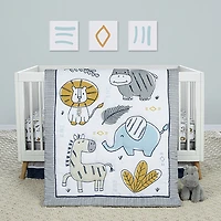 Sammy & Lou 4 Piece Crib Bedding Set - Zambia
