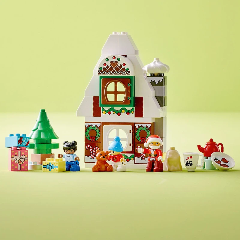 LEGO DUPLO La maison en pain d'épices du père Noël 10976 Jouet de construction (50 pièces)