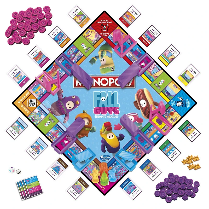 Monopoly Fall Guys Ultimate Knockout Edition Board Game