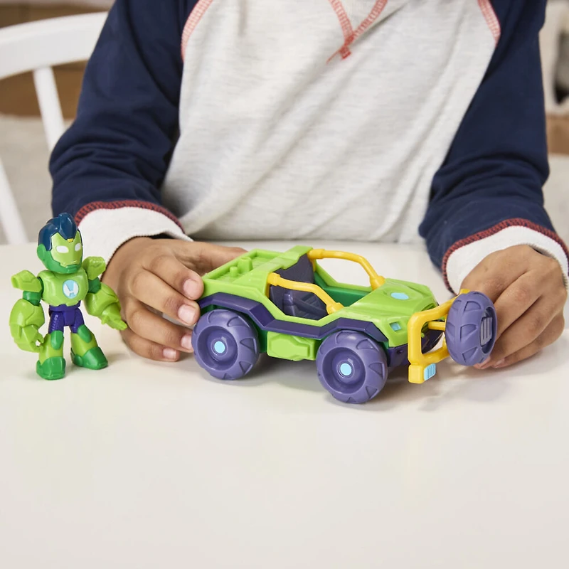 Marvel Iron Man and his Awesome Friends Iron Hulk Action Figure & Toy Vehicle